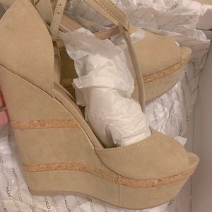 Tan wedges